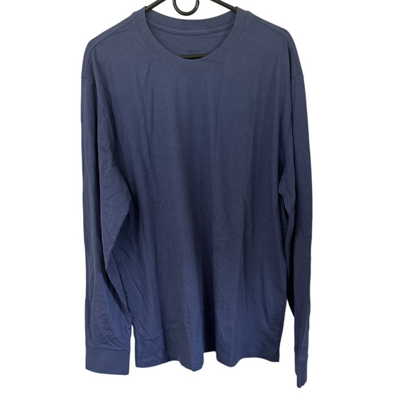 ALLBIRDS Organic Cotton Long Sleeve Tee Hazy Indigo Men Size Large New with tags - Picture 1 of 4
